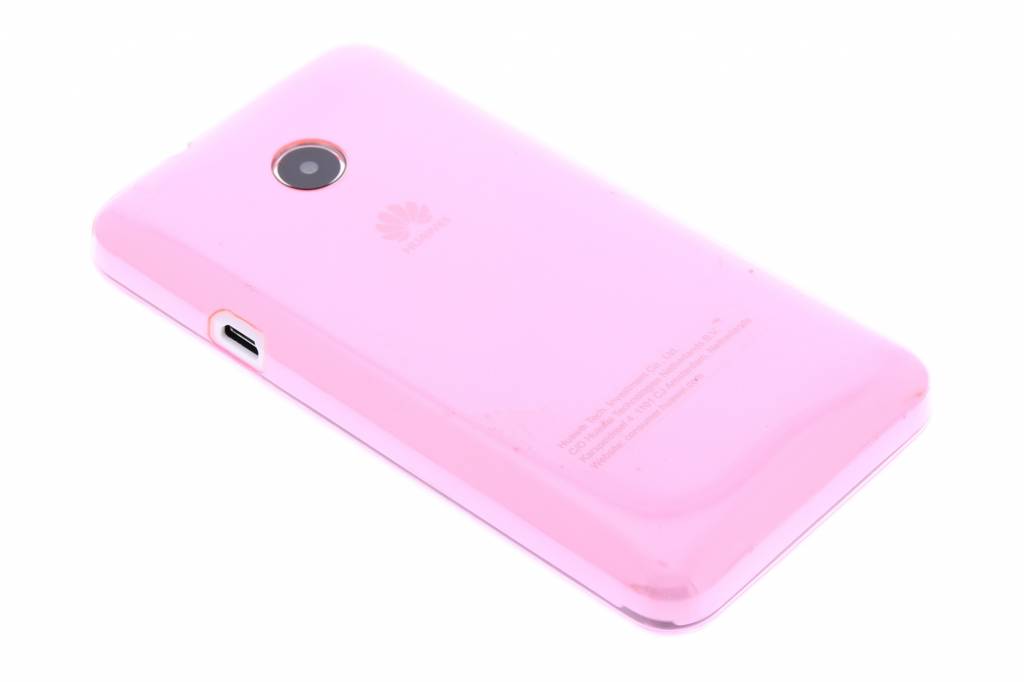 Image of Roze ultra thin transparant TPU hoesje voor de Huawei Ascend Y330