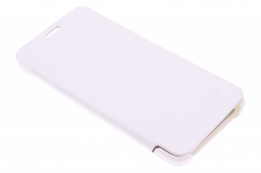 Image of Witte slim booktype hoes voor de Huawei Ascend G620