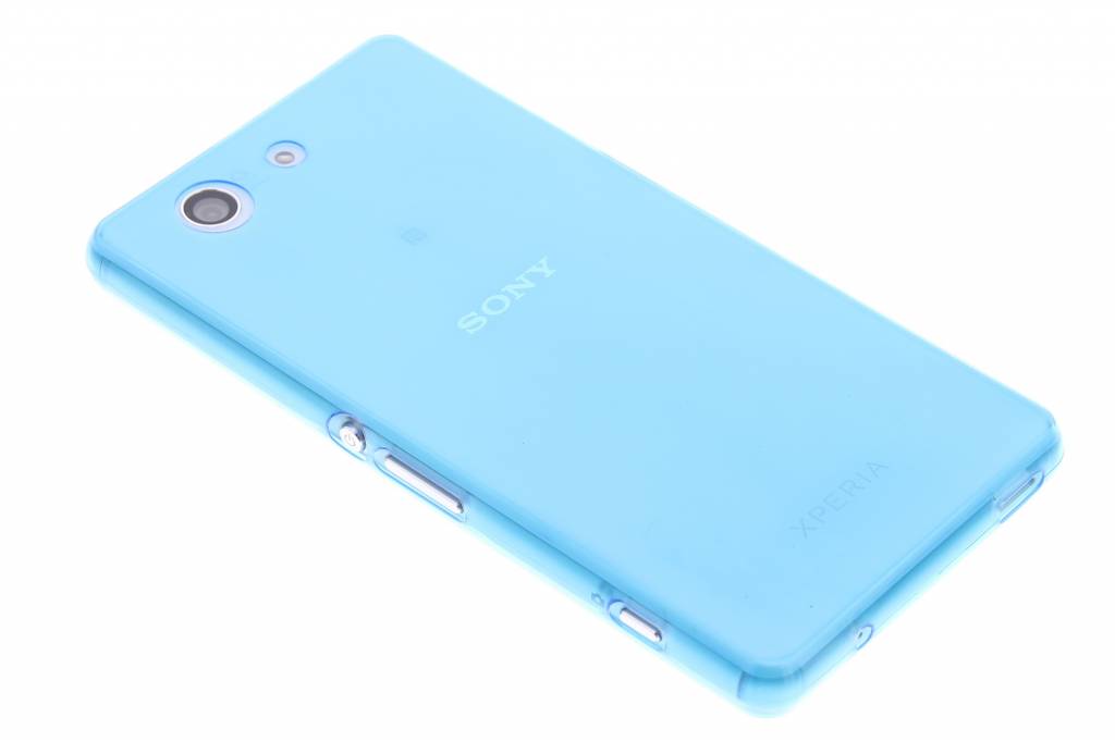 Image of Blauw ultra thin transparant TPU hoesje voor de Sony Xperia Z3 Compact