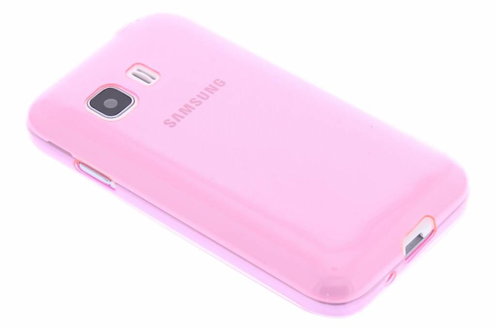 Image of Roze ultra thin transparant TPU hoesje voor de Samsung Galaxy Young 2