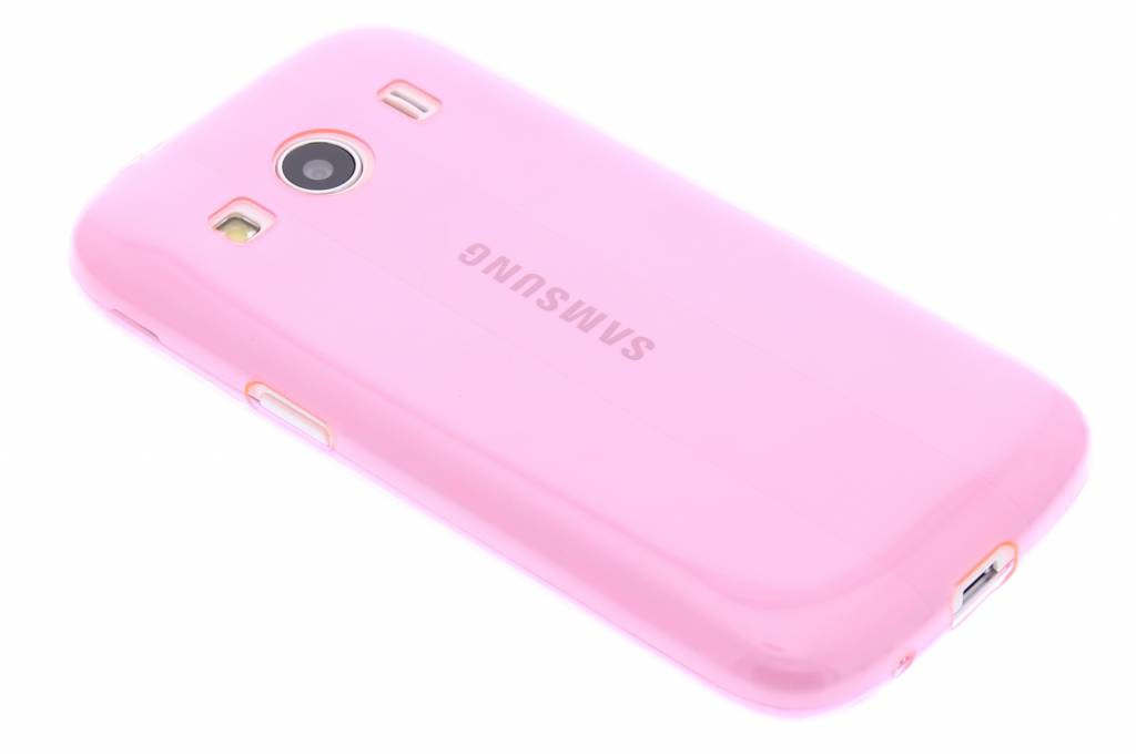 Image of Roze ultra thin transparant TPU hoesje voor de Samsung Galaxy Ace