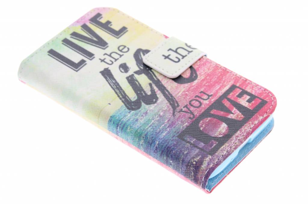 Image of Live the life design TPU booktype hoes voor de LG L70