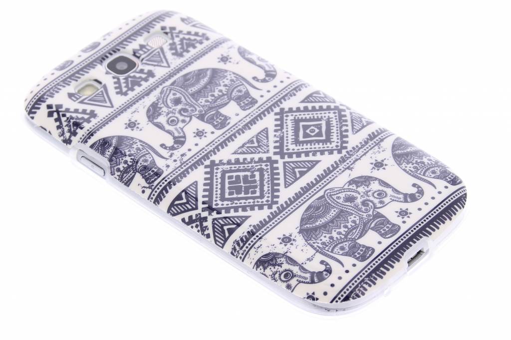 Image of Olifanten design TPU hoesje voor de Samsung Galaxy S3