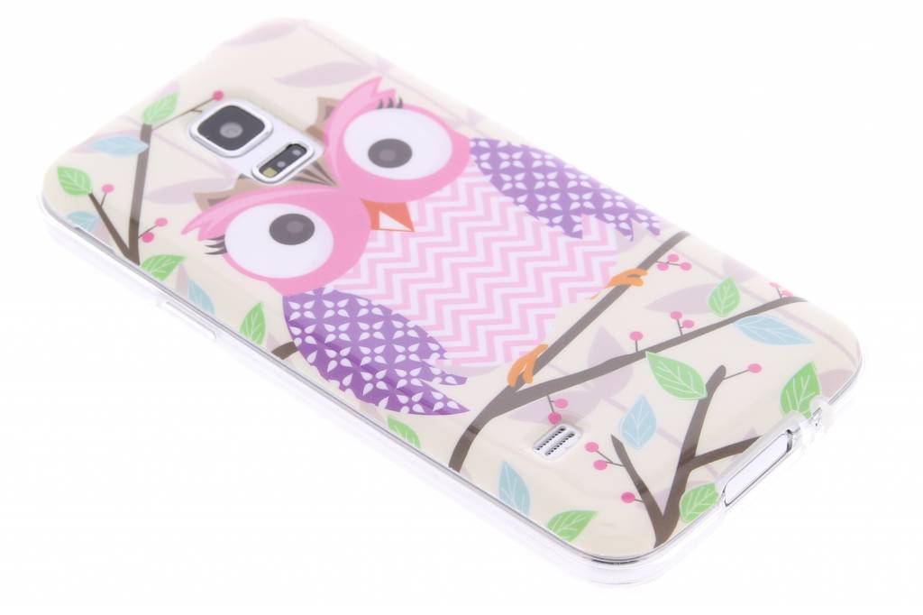 Image of Uil design TPU siliconen hoesje voor de Samsung Galaxy S5 Mini