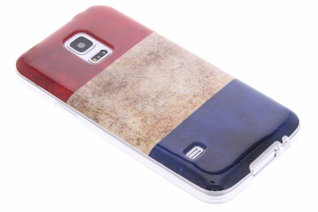 Image of Nederlandse vlag design TPU siliconen hoesje voor de Samsung Galaxy S5 Mini