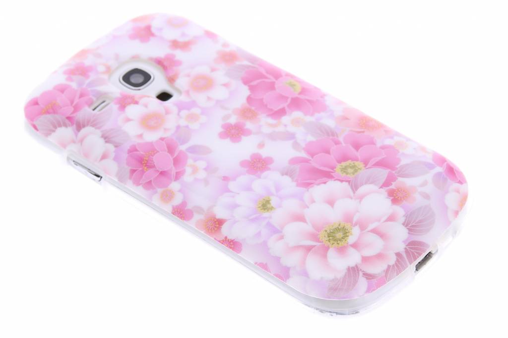 Image of Bloemen design TPU siliconen hoesje voor de Samsung Galaxy S3 Mini