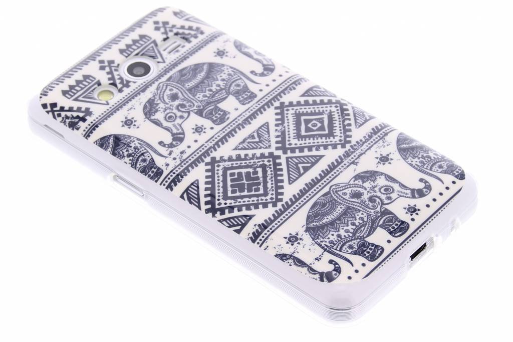 Image of Olifanten design TPU siliconen hoesje voor de Samsung Galaxy Core 2