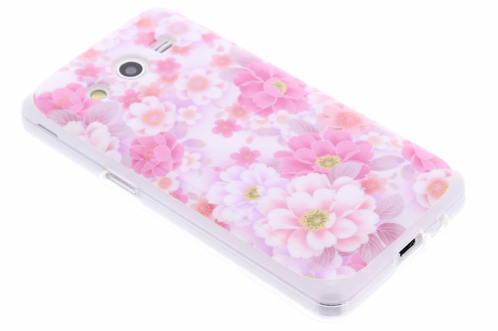 Image of Bloemen design TPU siliconen hoesje voor de Samsung Galaxy Core 2