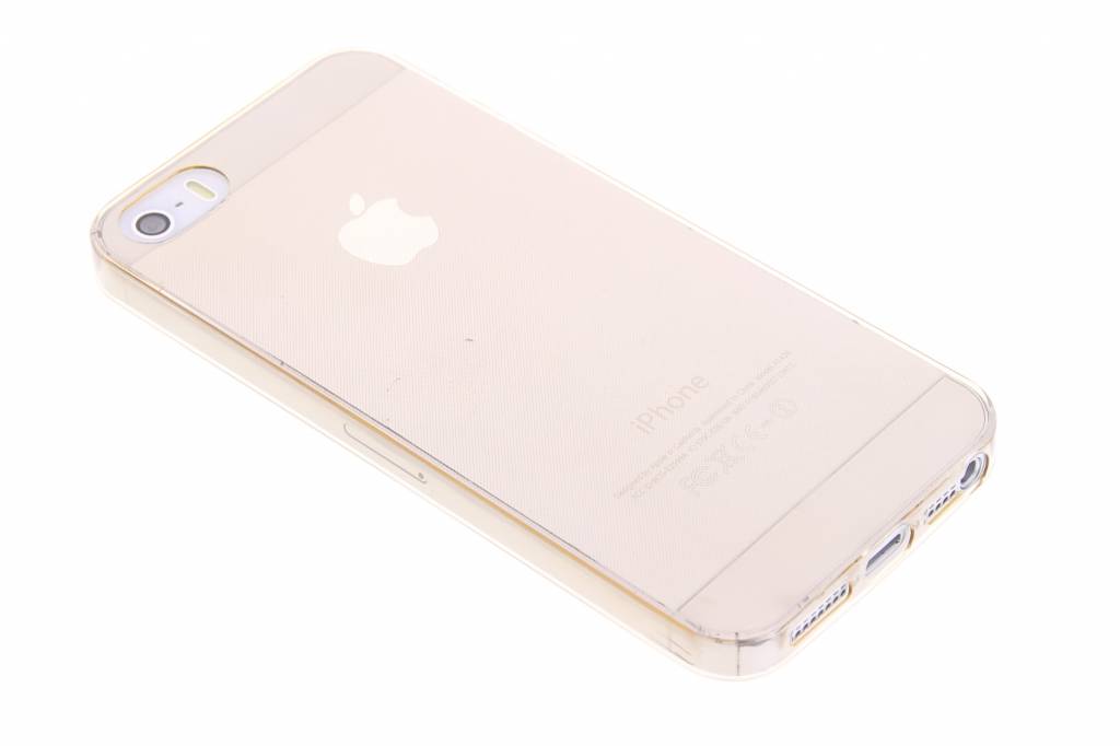 Image of Oranje ultra thin transparant TPU hoesje voor de iPhone 5 / 5s / SE