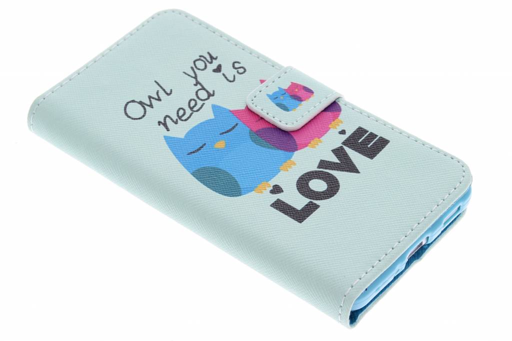 Image of Uiltjes design TPU booktype hoes voor de Samsung Galaxy Alpha