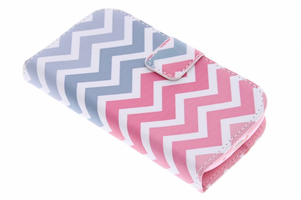 Image of Chevron design TPU booktype hoes voor de Samsung Galaxy S3 Mini