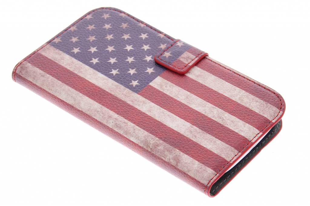 Image of Vintage Amerikaanse vlag booktype hoes voor de Samsung Galaxy S3 / Neo