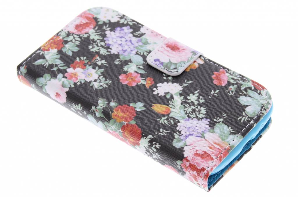 Image of Bloemen design TPU booktype hoes voor de Samsung Galaxy Core