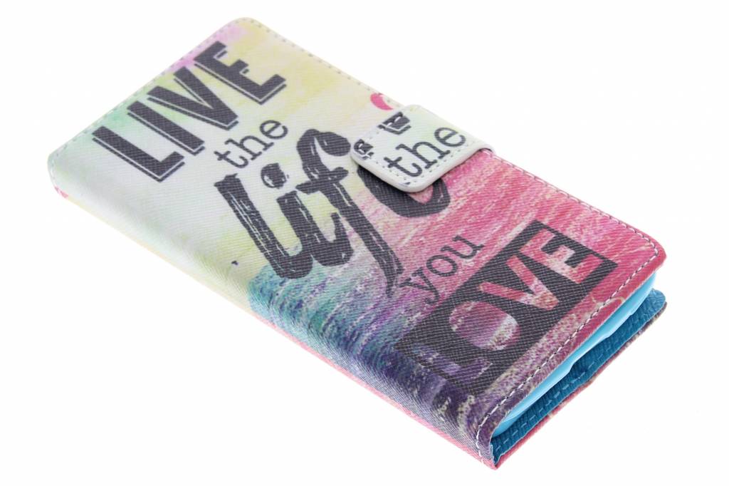 Image of Live the life design TPU booktype voor de Nokia Lumia 630 / 635