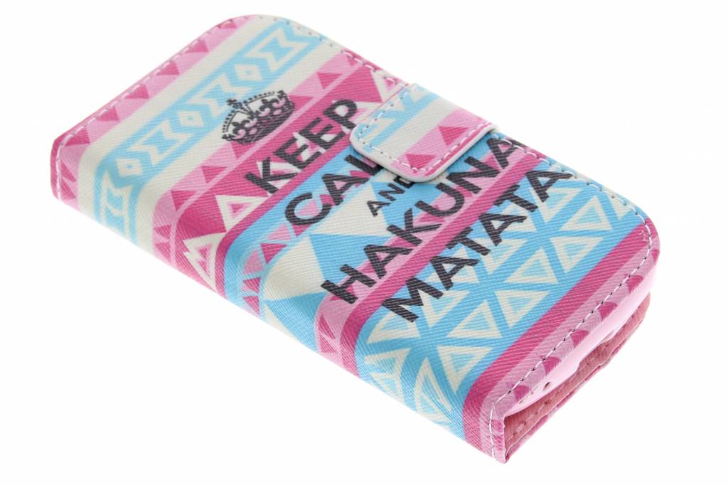 Image of Keep Calm design TPU booktype hoes voor de Samsung Galaxy Trend Lite