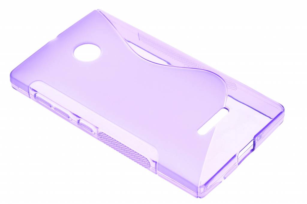 Image of Paars S-line TPU hoesje voor de Microsoft Lumia 435 / 532