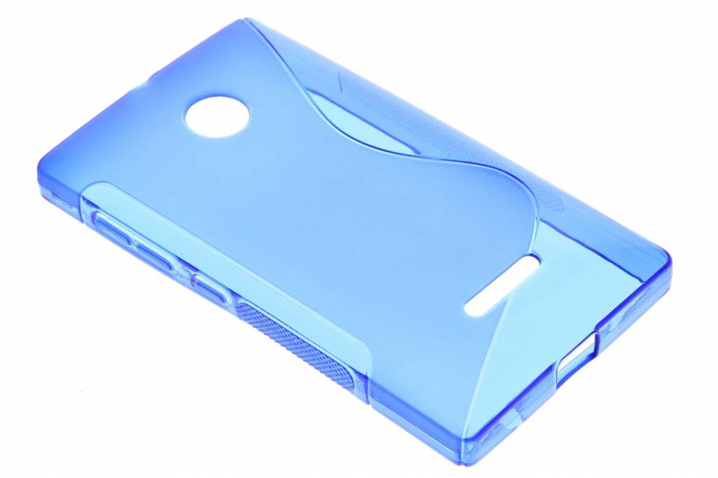 Image of Blauw S-line TPU hoesje voor de Microsoft Lumia 435 / 532