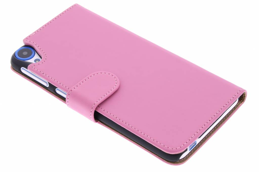 Image of Roze effen booktype hoes voor de HTC Desire 820