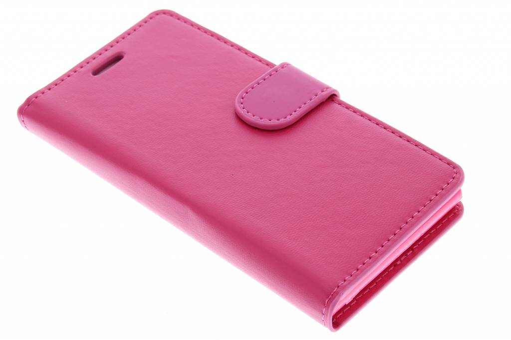 Image of Fuchsia effen TPU booktype hoes voor de Huawei Ascend G6