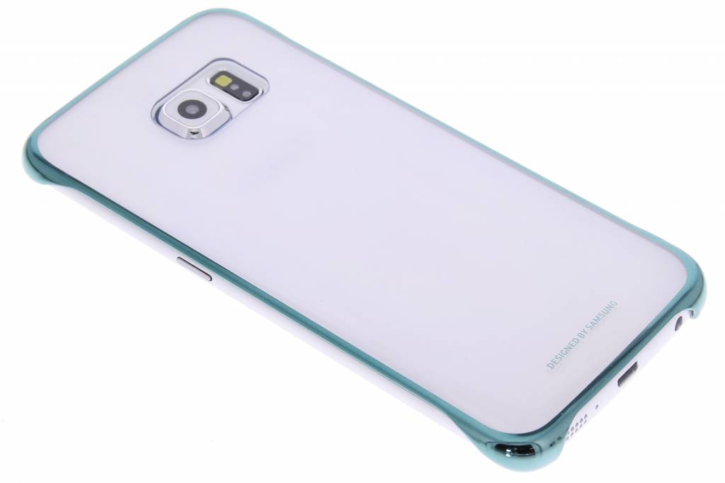 Image of originele Clear Cover voor de Galaxy S6 Edge - groen