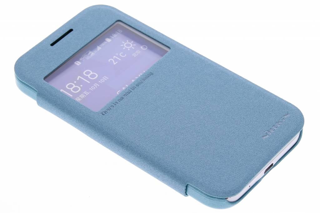 Image of Sparkle slim booktype hoes voor de Samsung Galaxy Core Prime - Turquoise