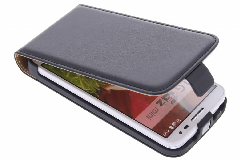 Image of Zwarte luxe flipcase voor de LG G2 Mini