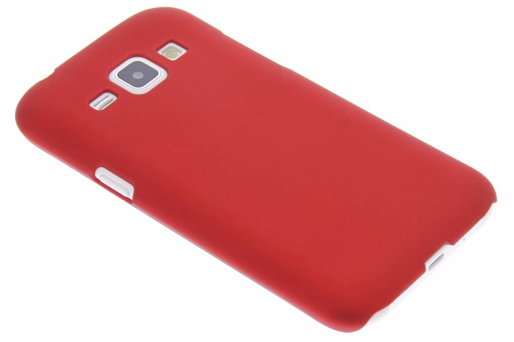 Image of Rood effen hardcase hoesje voor de Samsung Galaxy J1