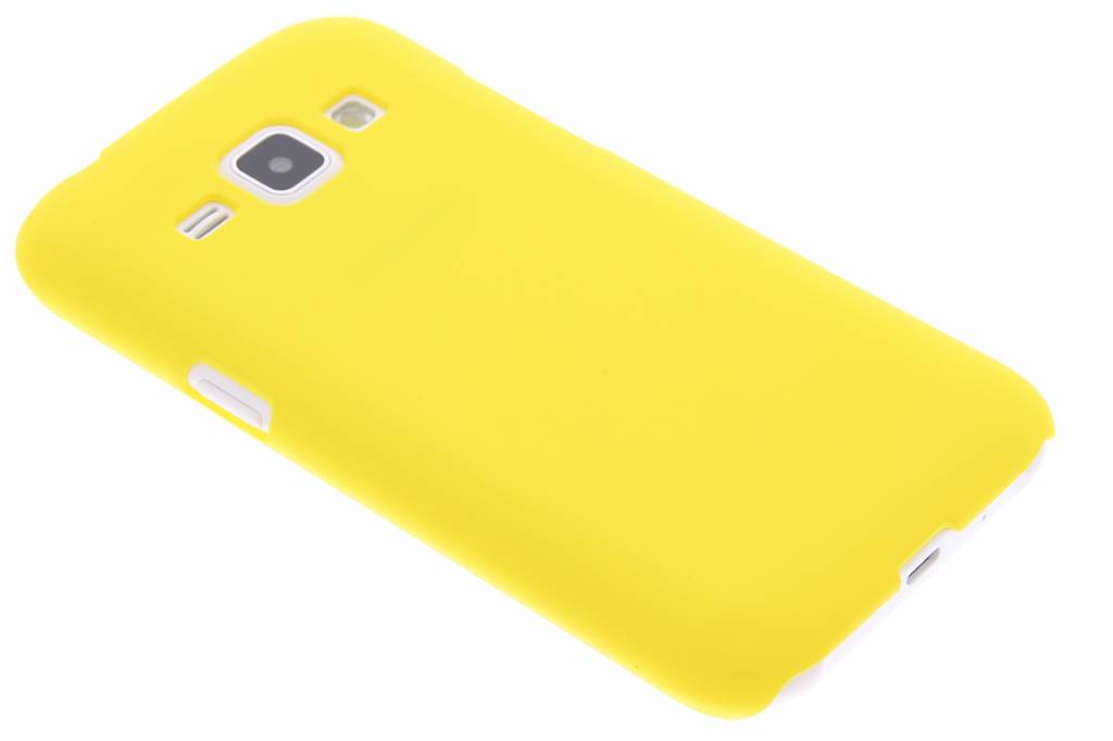 Image of Geel effen hardcase hoesje voor de Samsung Galaxy J1