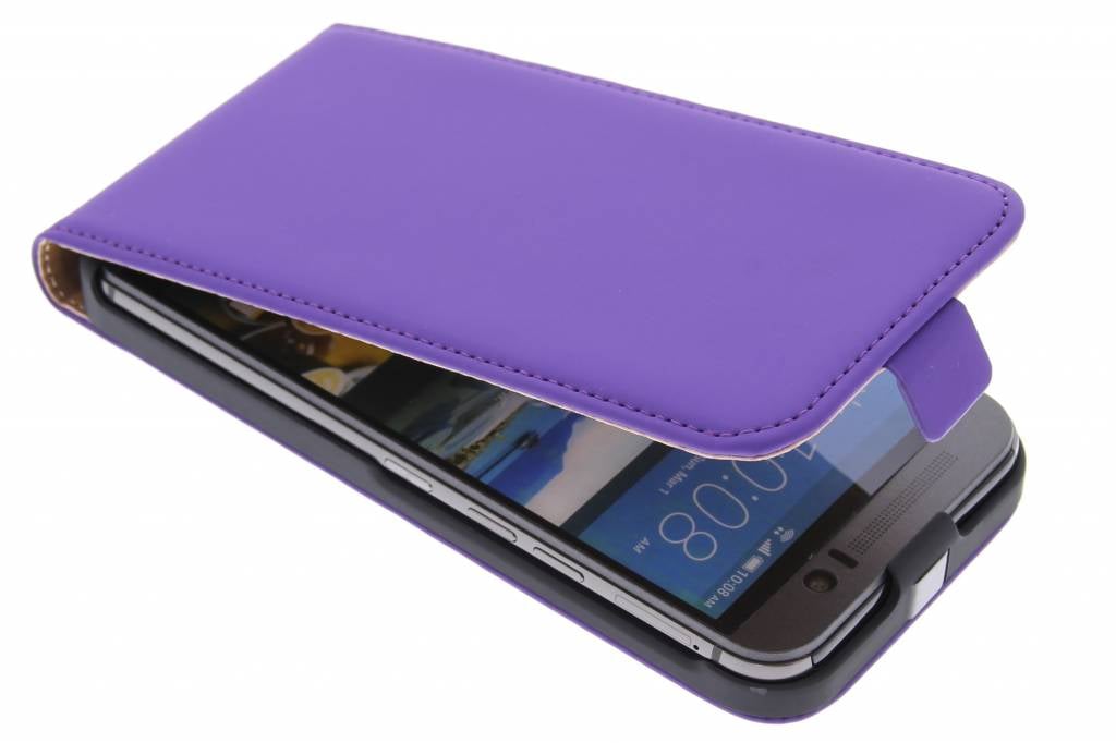 Image of Mobiparts Premium Flip Case HTC One M9 Purple