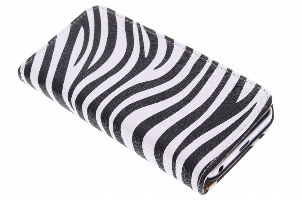 Image of Witte zebra booktype hoes voor de iPhone 5c