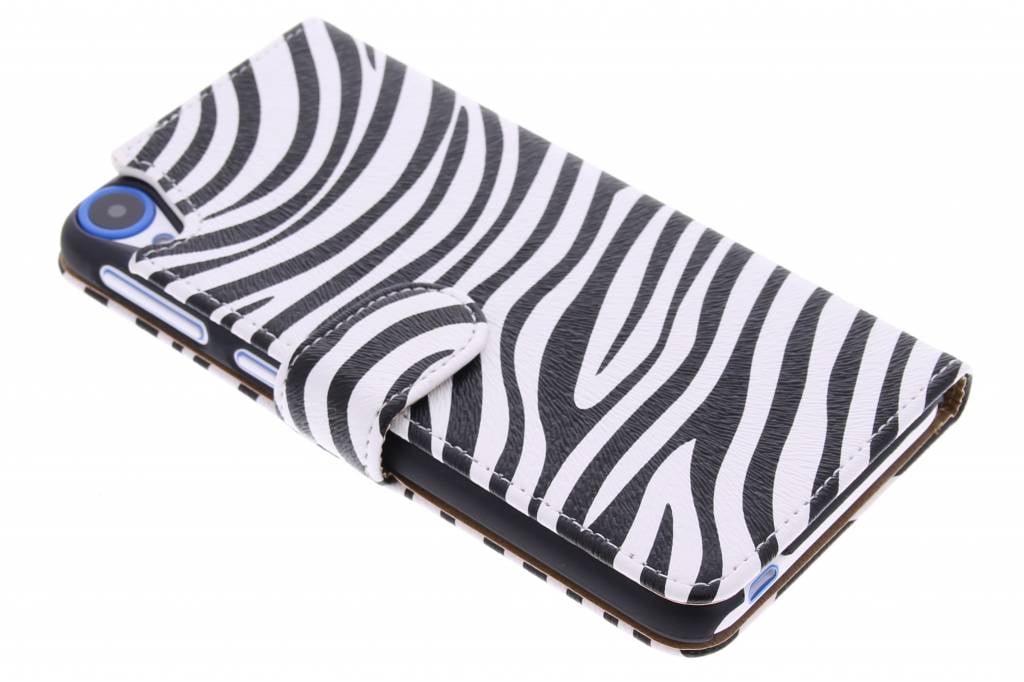 Image of Zebra booktype hoes voor de HTC Desire 820