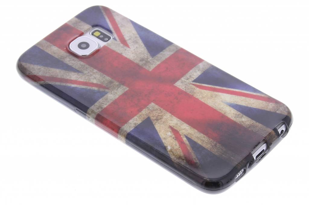 Image of Britse vlag design TPU siliconen hoesje voor de Samsung Galaxy S6