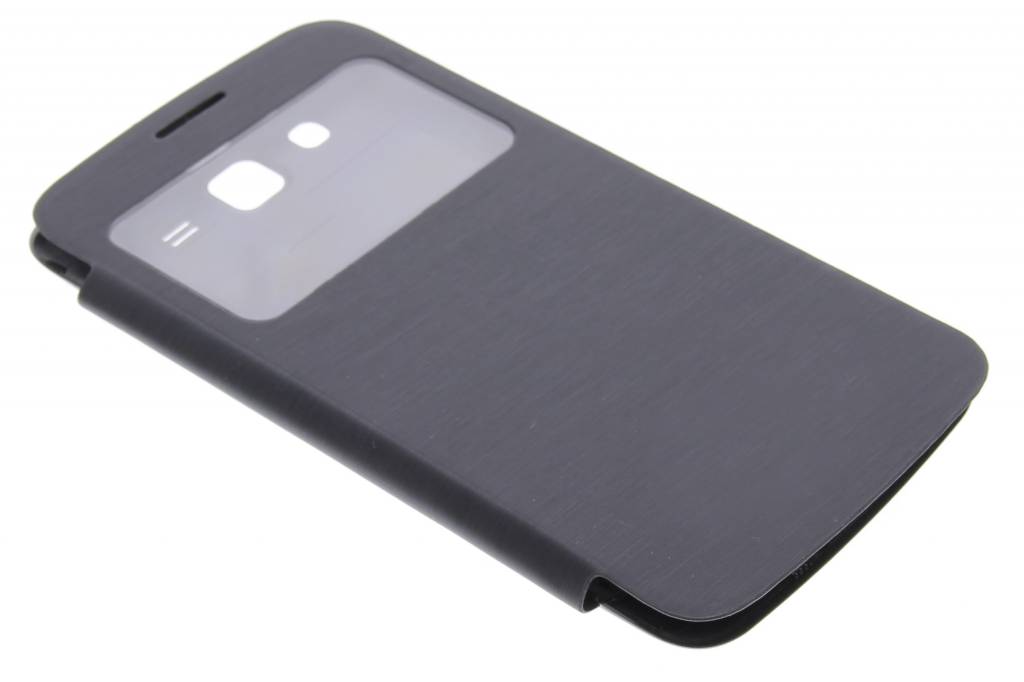 Image of Zwarte flipcover met venster voor de Samsung Galaxy Grand 2