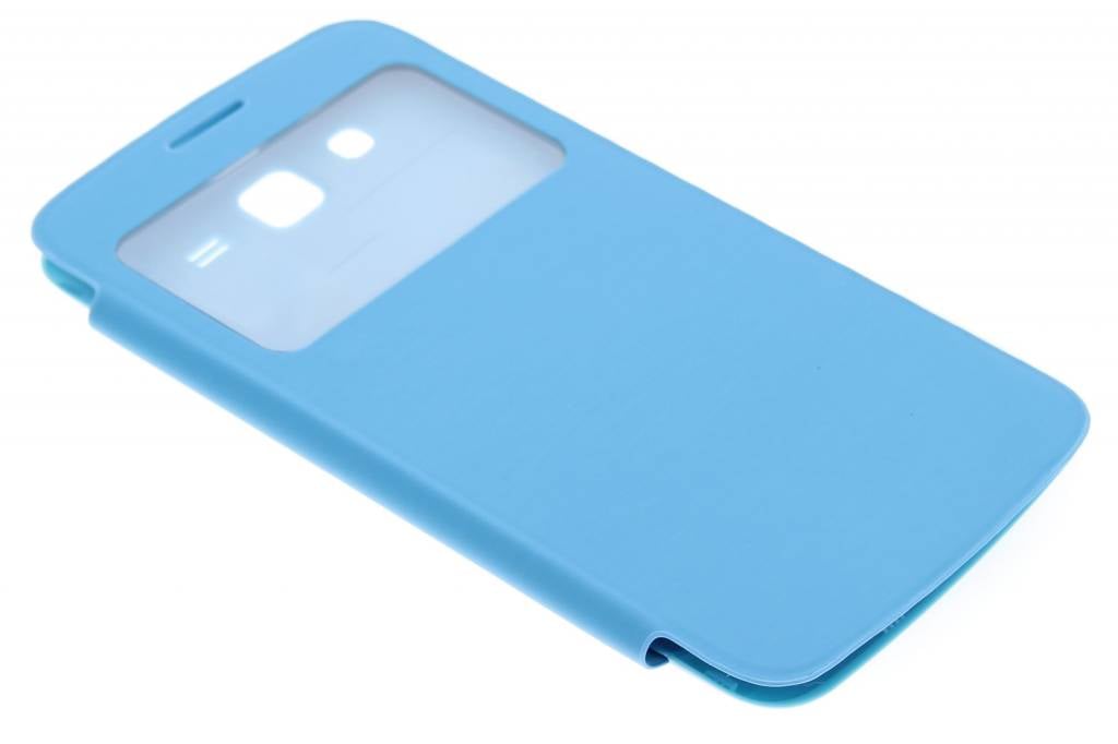 Image of Blauwe flipcover met venster voor de Samsung Galaxy Grand 2