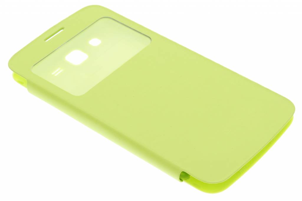 Image of Groene flipcover met venster voor de Samsung Galaxy Grand 2