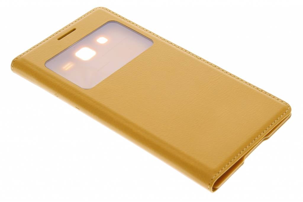 Image of Gele flipcover met venster voor de Samsung Galaxy Grand 2