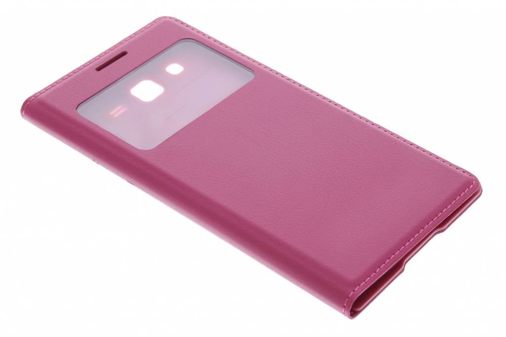 Image of Fuchsia flipcover met venster voor de Samsung Galaxy Grand 2