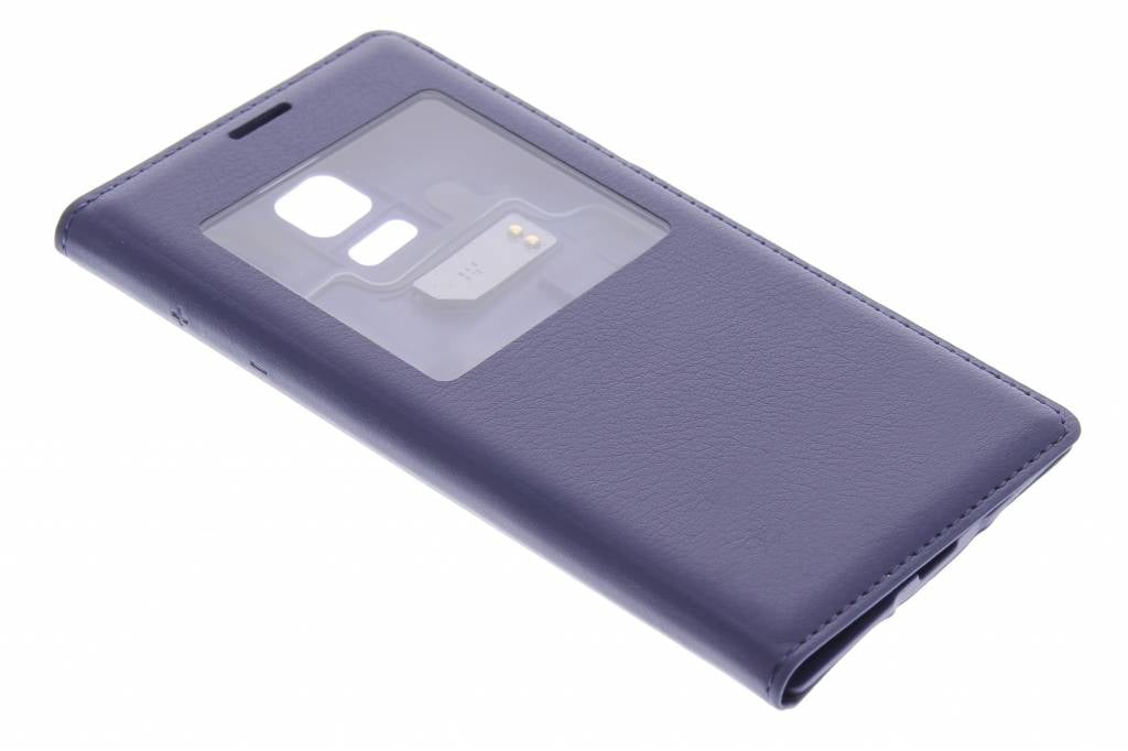 Image of Blauwe flipcover met venster voor de Samsung Galaxy S5 Mini