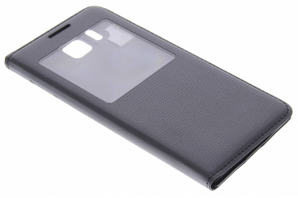 Image of Zwarte flipcover met venster voor de Samsung Galaxy Alpha