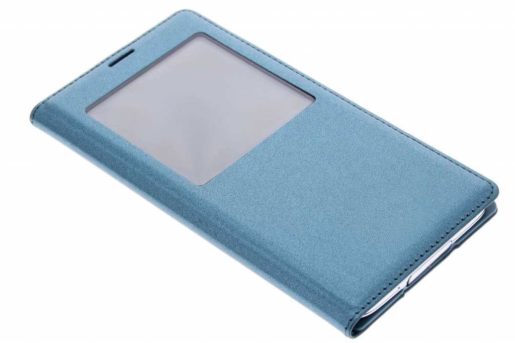 Image of Blauwe flipcover met venster voor de Samsung Galaxy S5 (Plus)