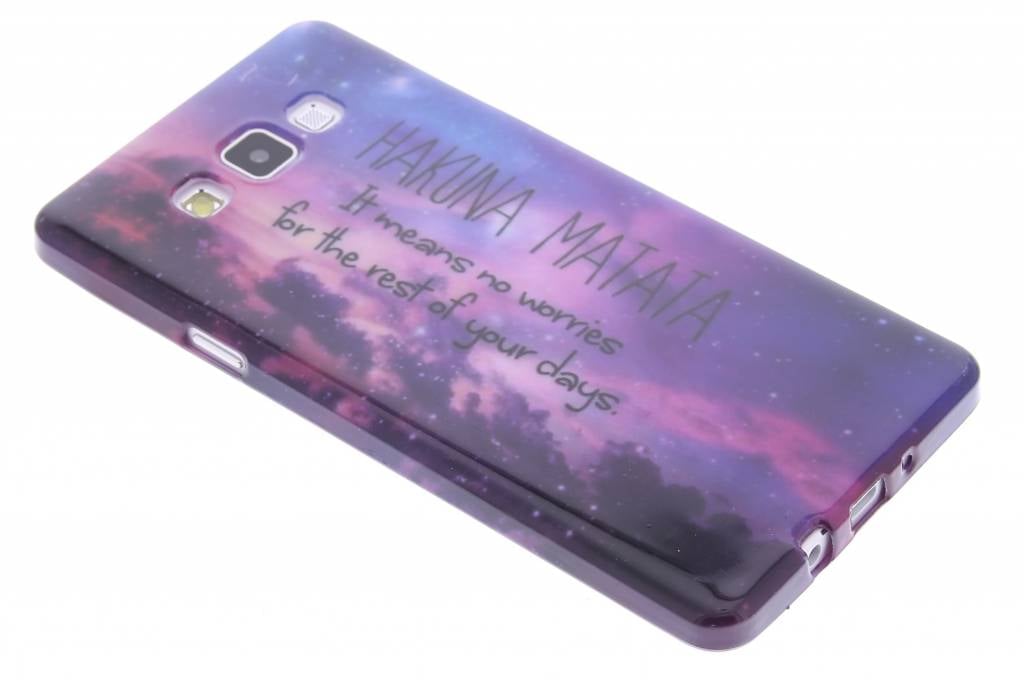 Image of Hakuna Matata design TPU siliconen hoesje voor de Samsung Galaxy A7