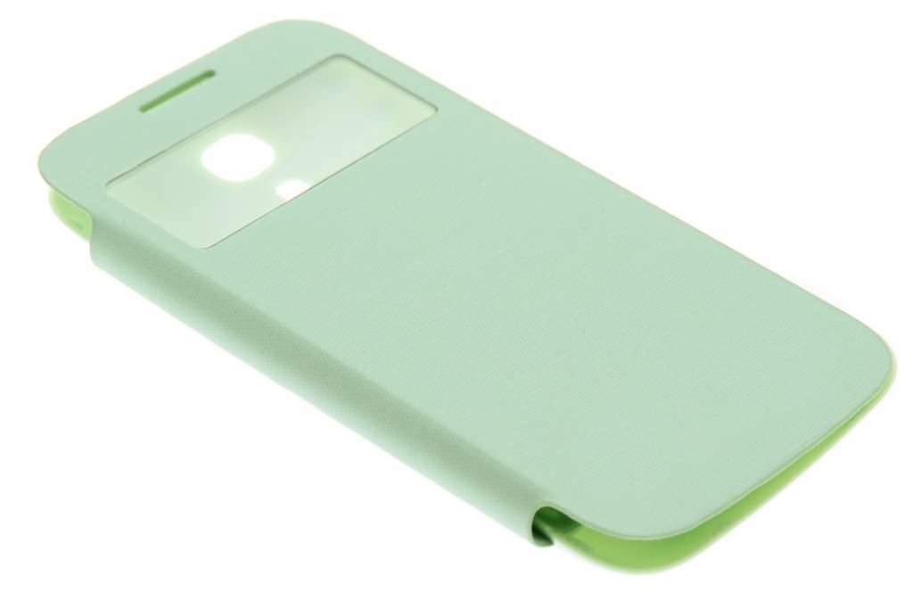 Image of Groene flipcover met venster voor de Samsung Galaxy S4 Mini