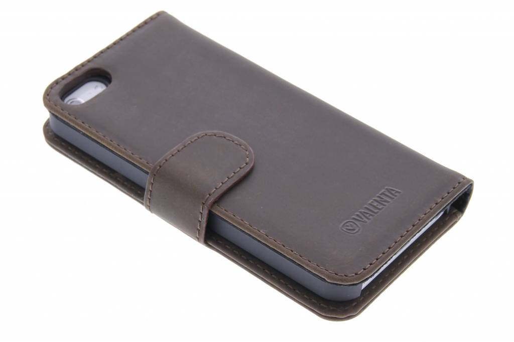 Image of Booklet Classic Luxe voor de iPhone 5 / 5s / SE - Vintage Brown