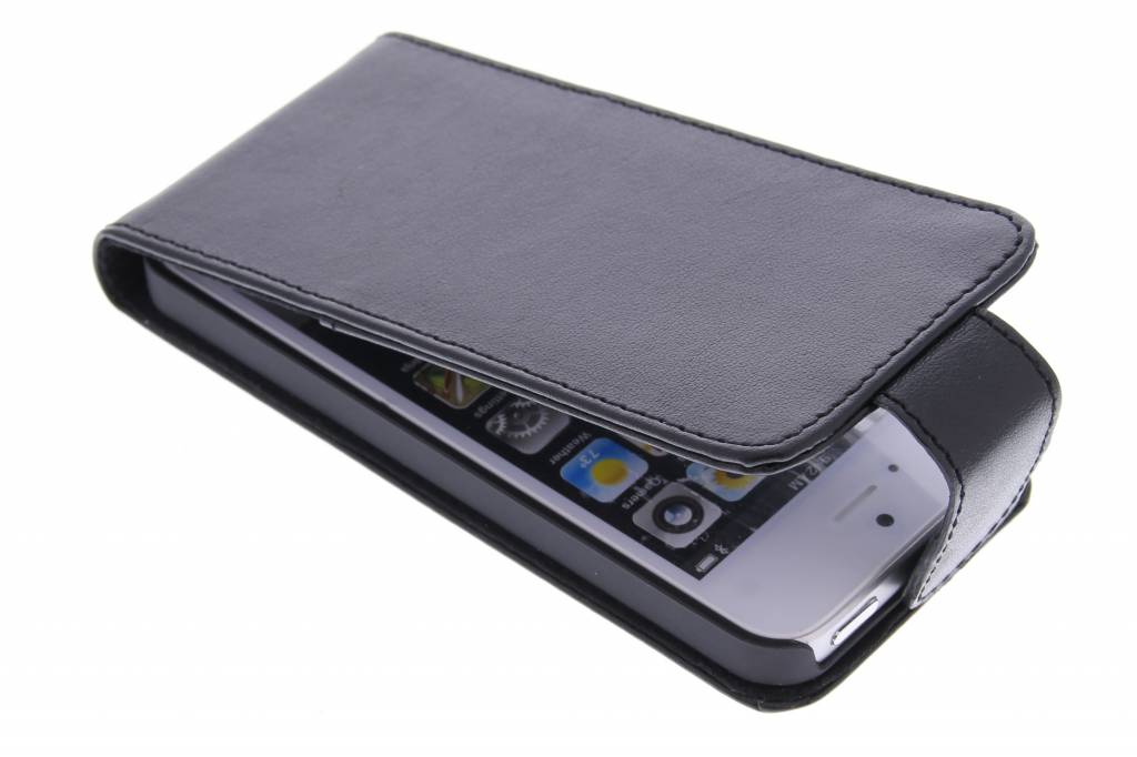 Image of Flip Classic Luxe voor de iPhone 5 / 5s / SE - Zwart