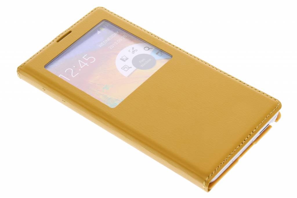 Image of Okergele flipcover met venster voor de Samsung Galaxy Note 3