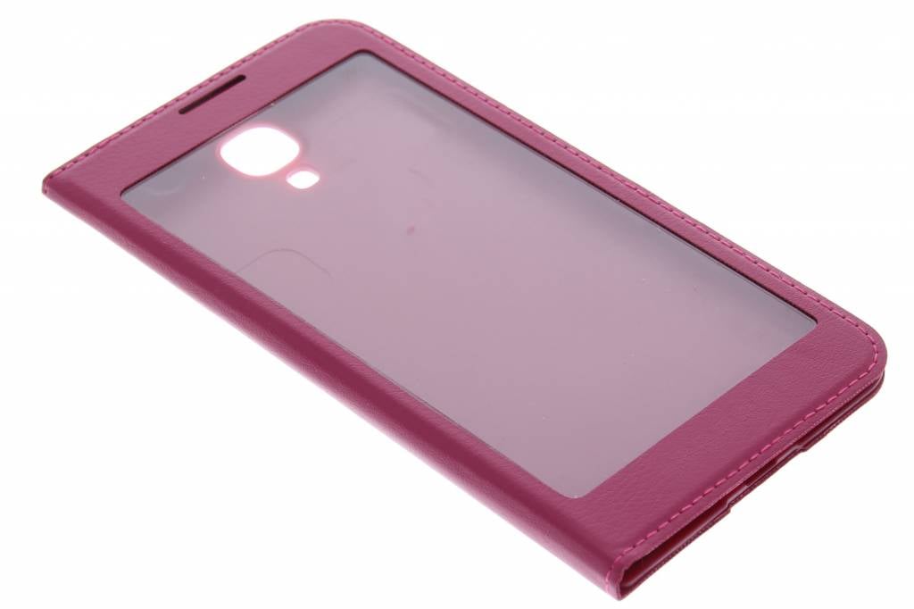 Image of Fuchsia flipcover met venster voor de Samsung Galaxy S4