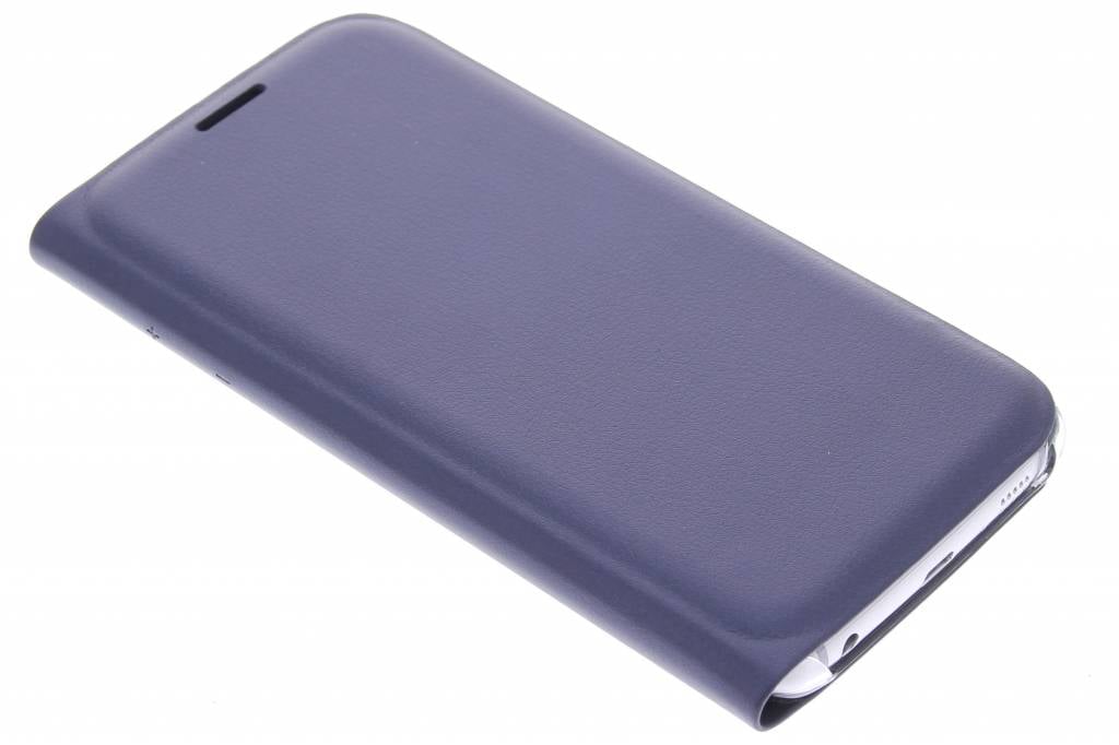 Image of Metallic donkerblauw slim booktype hoes voor de Samsung Galaxy S6