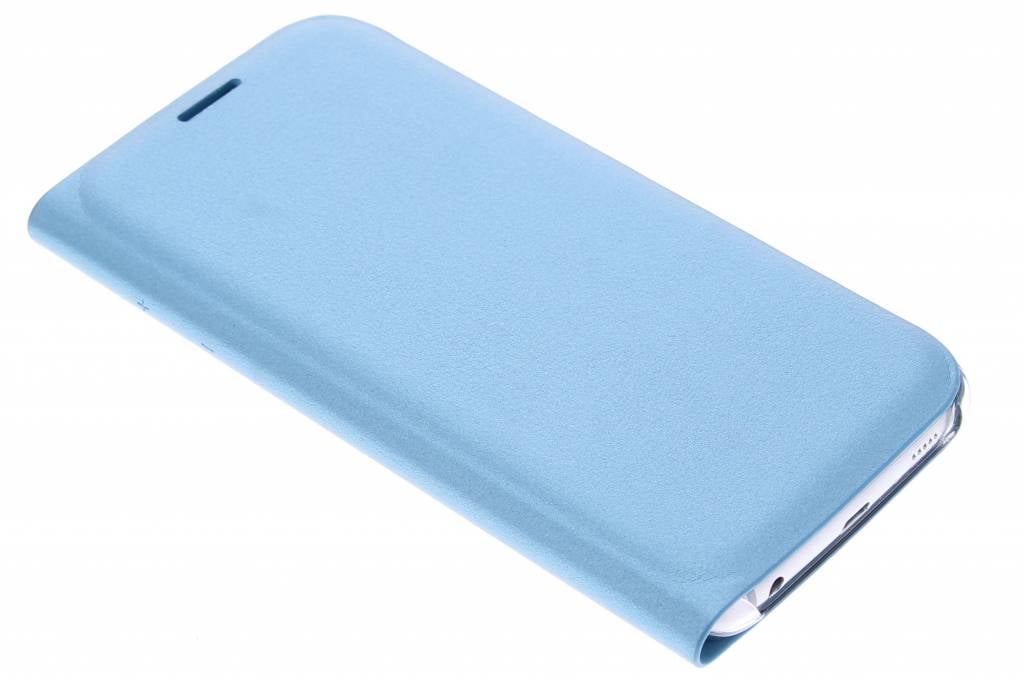 Image of Metallic blauwe slim booktype hoes voor de Samsung Galaxy S6