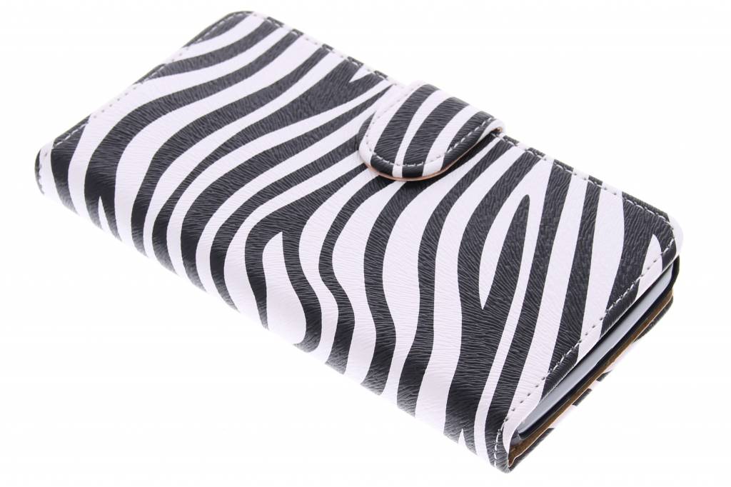 Image of Zebra booktype hoes voor de LG L Bello / L80 Plus