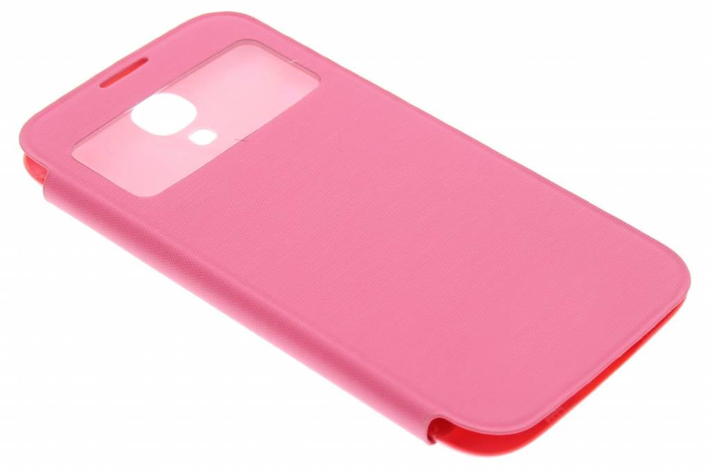 Image of Roze flipcover met venster voor de Samsung Galaxy S4